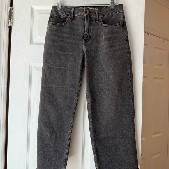 Madewell The Perfect Vintage Wide-Leg Crop Jean Size 27P in Grey - Picture 1 of 9